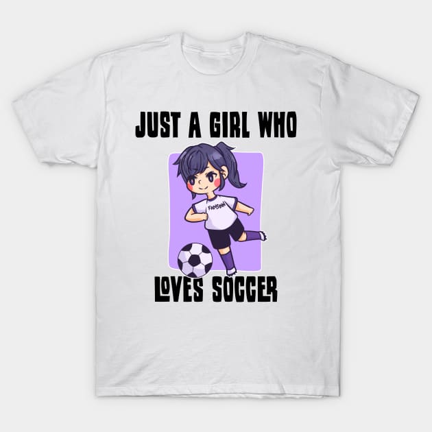 Girl Loves Football T-Shirt by fansinn